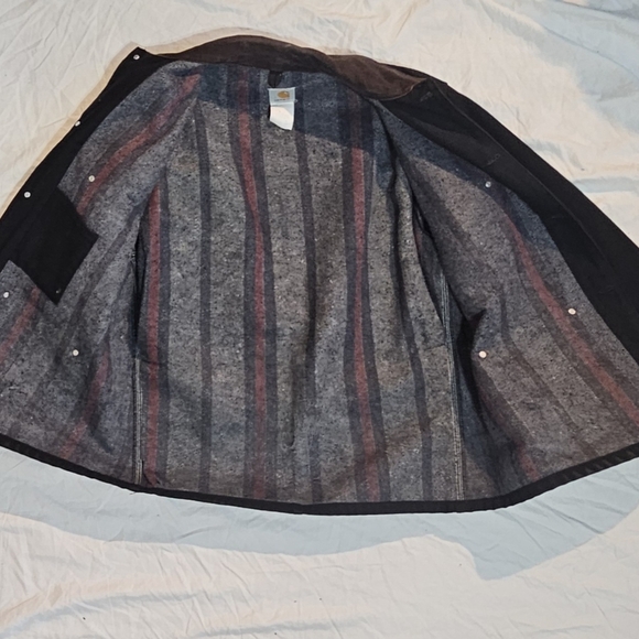 Carhartt duck canvass chore coat - Mens XL (Black) - Picture 2 of 4